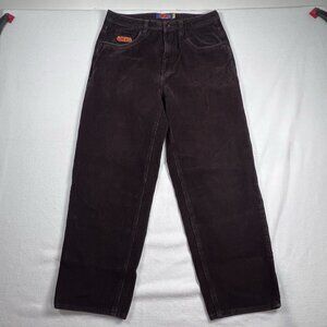 Vintage Empyre Corduroy‎ Pants Mens 32x28 Brown Heavy Cord Y2K Streetwear Skater